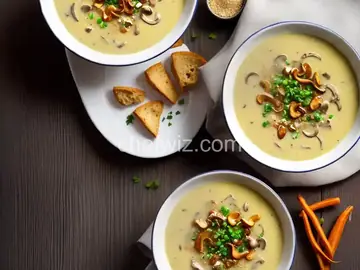 Creamy Chanterelle Mushroom Soup Recipe