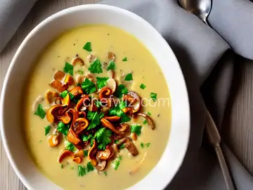 Creamy Chanterelle Mushroom Soup