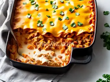Creamy Chicken Enchilada Casserole