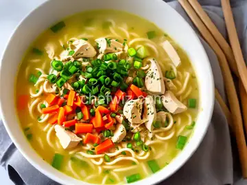 Creamy Chicken Ramen Soup