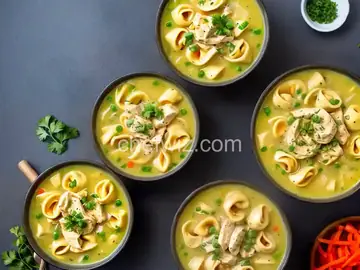 Creamy Chicken Tortellini Soup