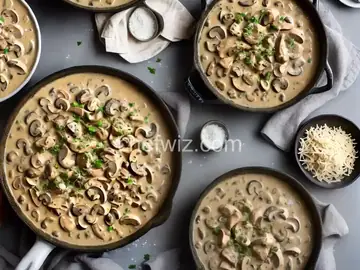 Creamy Chicken and Mushroom Stroganoff