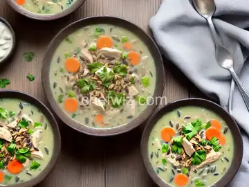 Creamy Chicken and Wild Rice Soup