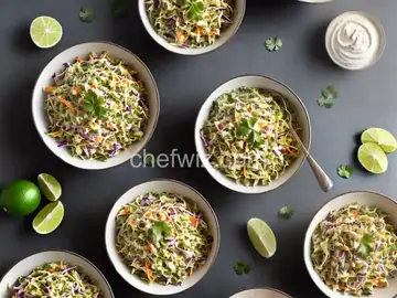 Creamy Cilantro-Lime Slaw