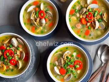 Creamy Clam, Crab, and Vegetable Soup