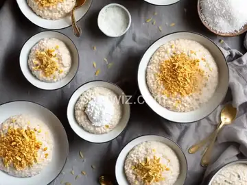 Creamy Coconut Milk Rice Pudding