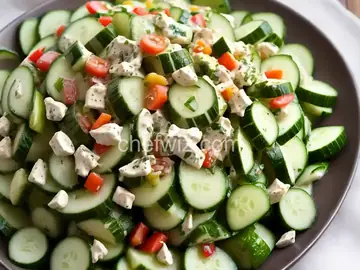 Creamy Garden Cucumber Salad