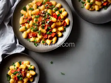 Creamy Gnocchi with Chorizo and Peppers