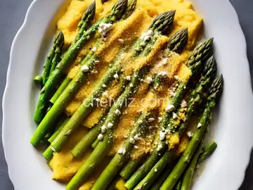 Creamy Green Asparagus Polenta 
