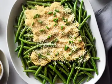 Creamy Green Beans Parmesan