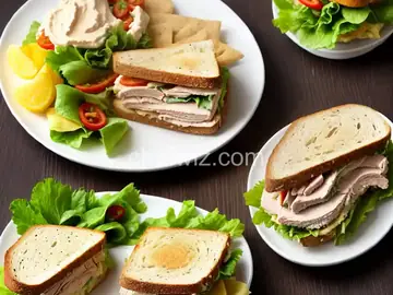 Creamy Hummus and Smoked Turkey Sandwich