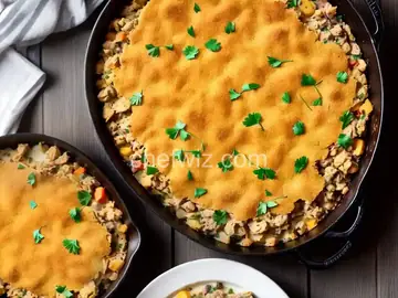 Creamy Leftover Turkey and Stuffing Casserole