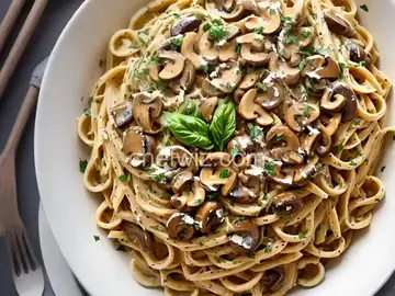 Creamy Lemon-Mushroom Pasta