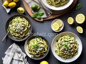 Creamy Lemon Zucchini Pasta