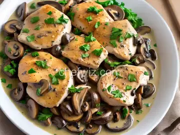 Creamy Mushroom-Garlic Chicken