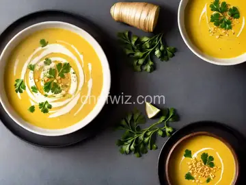 Creamy Parsnip With Ginger Soup