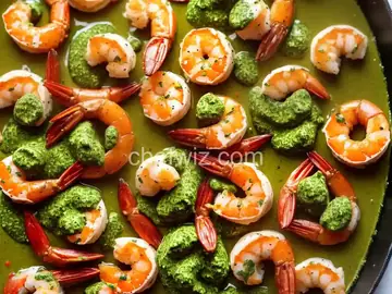 Creamy Pesto Shrimp