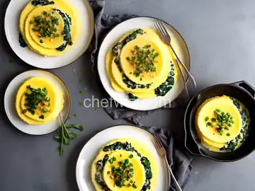 Creamy Polenta with Spinach