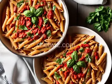 Creamy Roasted Red Pepper Penne