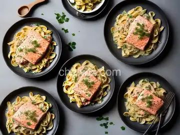 Creamy Salmon and Leek Pasta