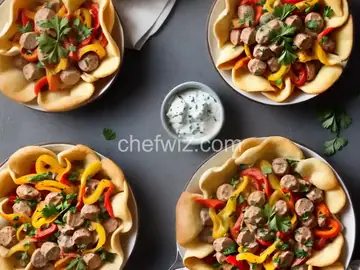 Creamy Sausage & Peppers Shells