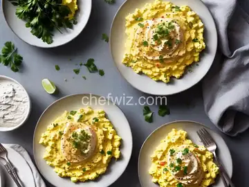 Creamy Scrambled Eggs with Caviar Recipe