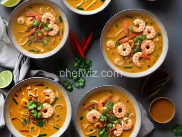 Creamy Tom Yam Kung (Thai Hot and Sour Soup with Shrimp) Recipe