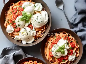 Creamy Tomato Pasta With Burrata