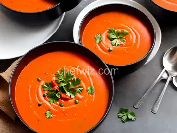 Creamy Tomato and Roasted Pepper Soup