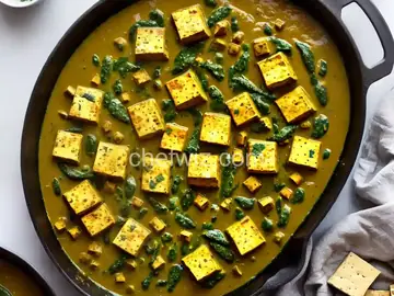 Creamy Vegan Saag Paneer (With Tofu) Recipe