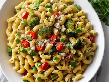 Creamy Veggie Cavatappi Pasta without Cream