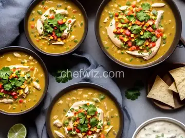 Creamy White Chicken Chili with Salsa Verde