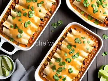 Creamy White Chicken Enchiladas
