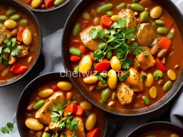 Creole Chicken Stew with Baby Lima Beans
