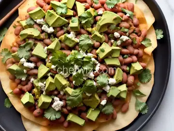 Crispy Bean Tostadas with Smashed Avocado and Jicama-Cilantro Slaw