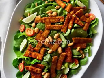 Crispy Beancurd Skin Vegan Salad