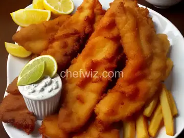 Crispy Beer Batter Fish & Chips