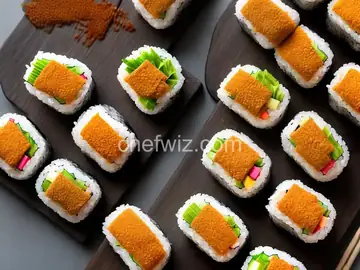 Crispy Chicken �Katsu� Sushi Rolls