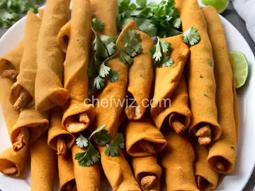Crispy Chicken Taquitos