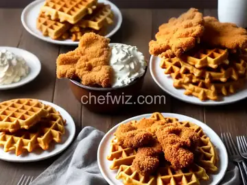 Crispy, Crunchy Chicken and Waffles