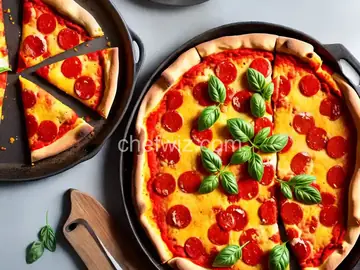 Crispy Deep-Fried Pizza