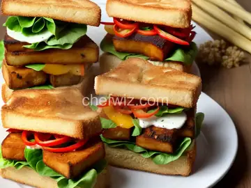 Crispy Fried Tofu Sandwich