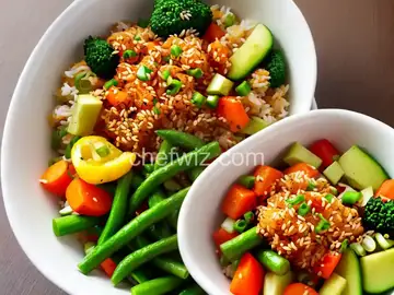 Crispy Rice Bowl With Spring Vegetables