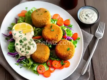 Crispy Salmon Croquettes with Remoulade Sauce
