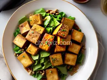 Crispy Tofu With Maple-Soy Glaze