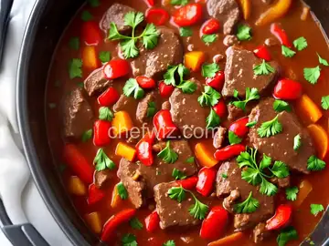 Crockpot Pepper Steak