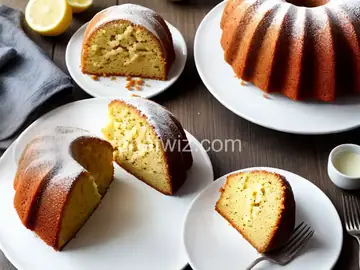 Crumbly Lemon Bundt Cake with Glaze