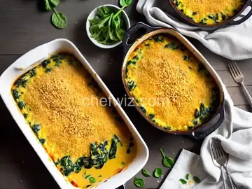 Crunchy Cheesy Fish and Spinach Casserole