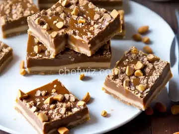 Crunchy Peanut Caramel Nougat Candy Bar