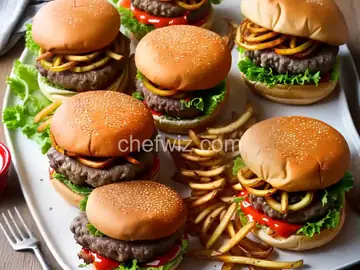 Cuban Fritas (Seasoned Cheeseburgers With Shoestring Potatoes and Spicy Sauce) Recipe